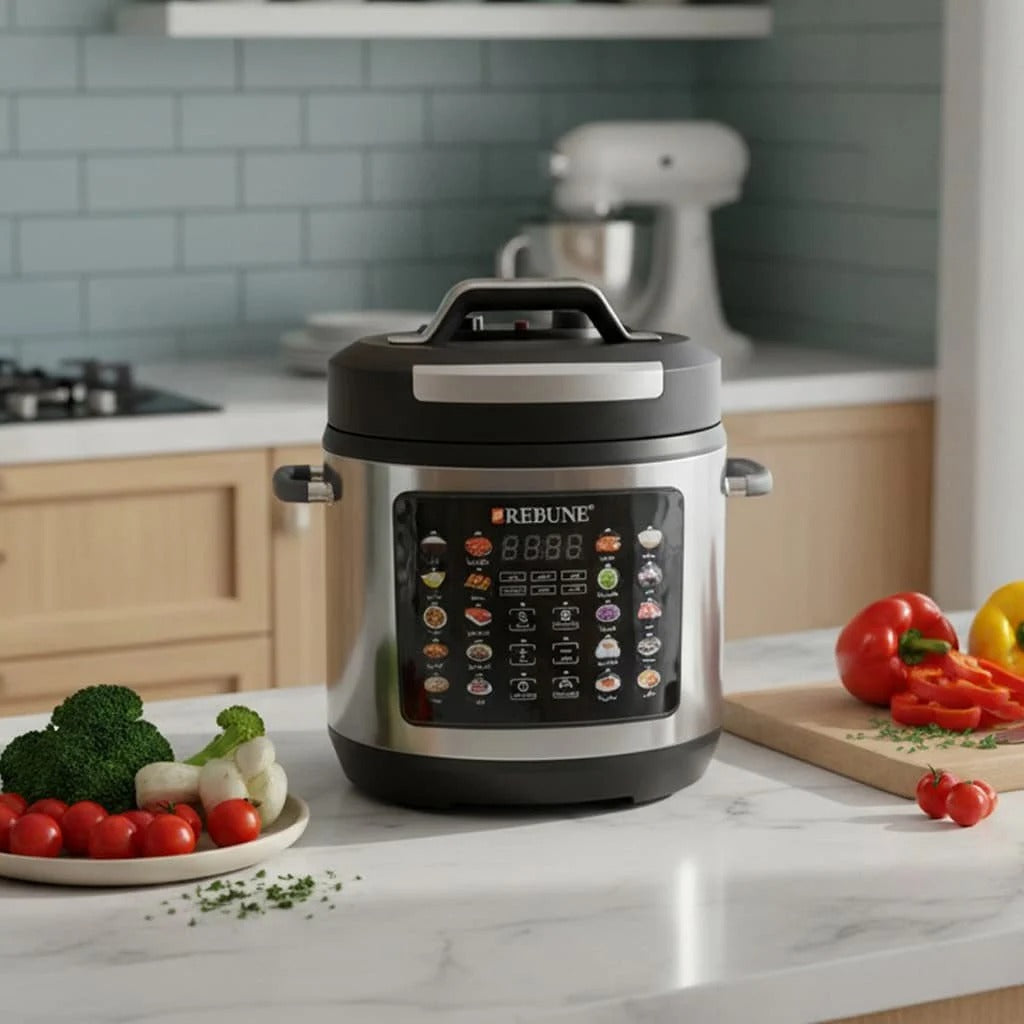 RE-11-054 6L Electric Pressure Cooker 1000W