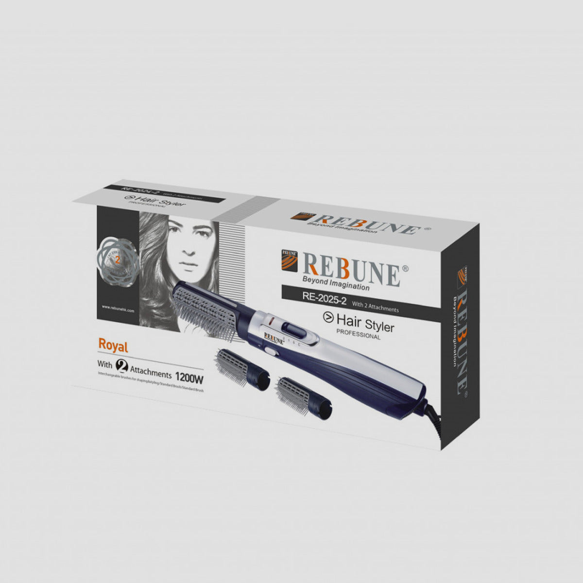 استشوار شعر ريبون قطعتين 1200 واط RE-2025-2