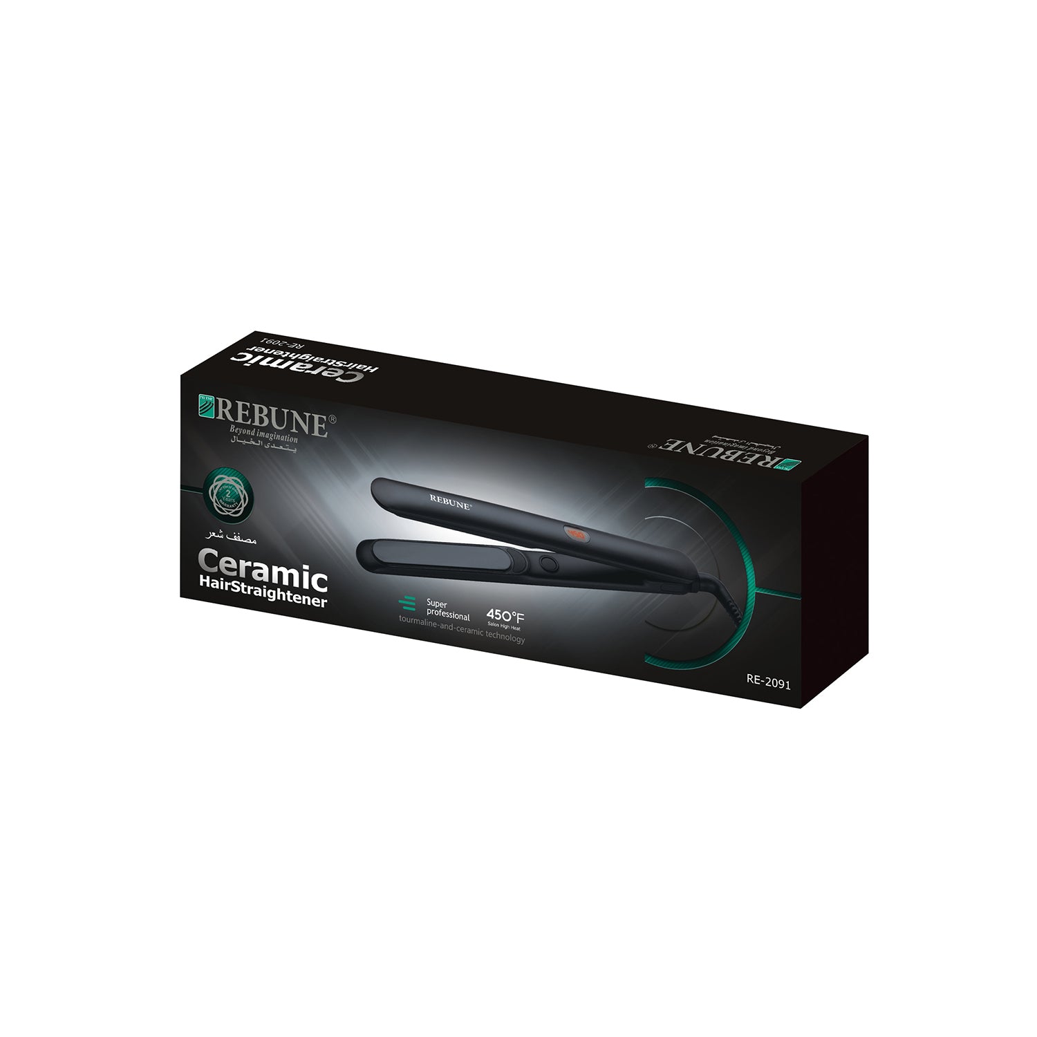 RE-2091 Ribon Hair Straightener 450F