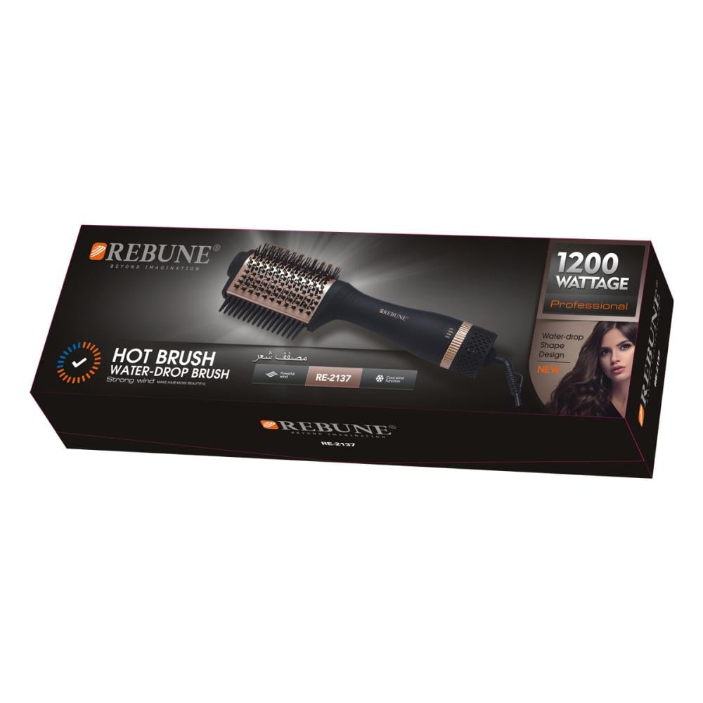 RE-2137 Rebune Professional 2-in-1 Hair Styler, 1200W