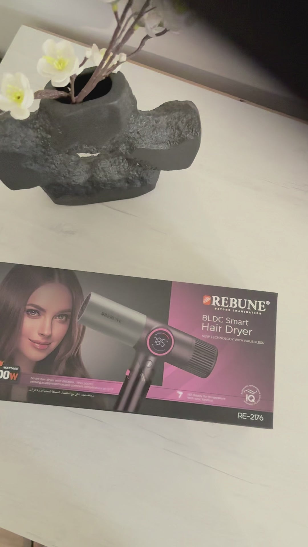 مجفف شعر قابل للطي RE-2176 بقوة 1800W